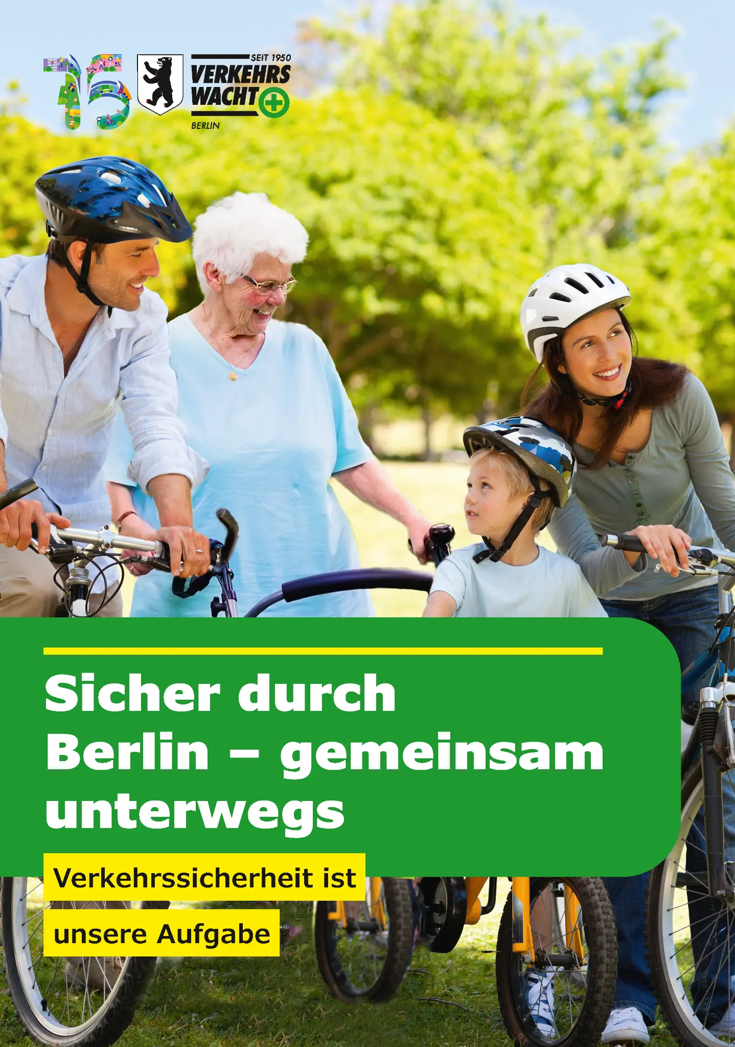 LVW-Jubiläumsflyer: Sicher durch Berlin – gemeinsam unterwegs